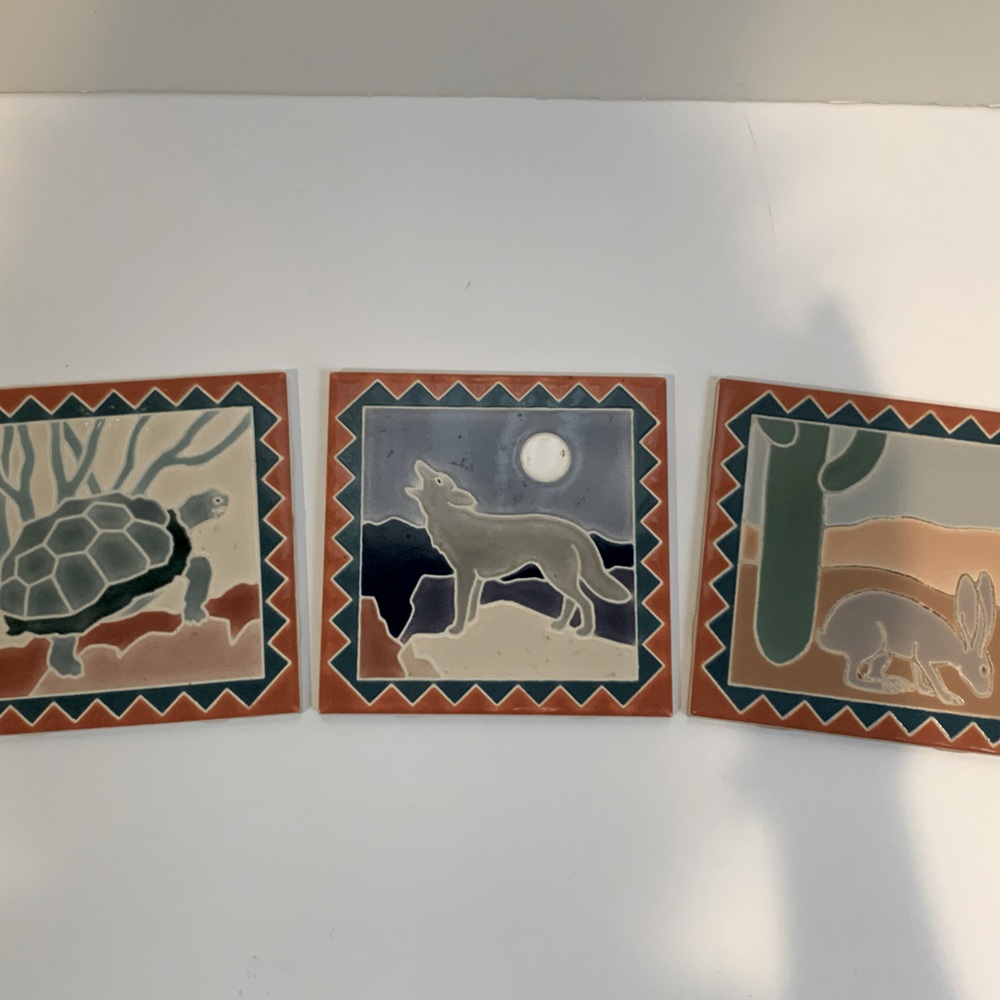 Southwestern kitchen trivets (set of three)